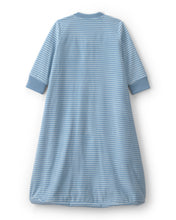Cargar imagen en el visor de la galería, Striped Fleece Loose Fit Wearable Blanket - Blue