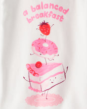 Cargar imagen en el visor de la galería, Desserts 100% Cotton Snug Fit 4-Piece Pajamas - Pink/White