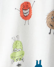 Cargar imagen en el visor de la galería, Monster 100% Cotton Snug Fit 1-Piece Pajamas - Ivory