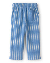 Cargar imagen en el visor de la galería, Striped French Terry Pants - Blue/White