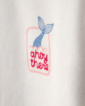 Cargar imagen en el visor de la galería, Mermaid French Terry Pullover Sweatshirt - Ivory