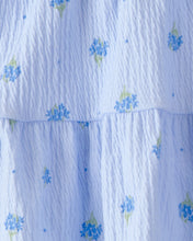 Cargar imagen en el visor de la galería, 2-Piece Floral Top & Skort Set - Blue