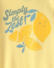 Cargar imagen en el visor de la galería, Lemon 100% Cotton Snug Fit 4-Piece Pajama Set - Blue/Yellow