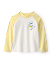 Cargar imagen en el visor de la galería, Lemon Long-Sleeve Rashguard - Yellow/White