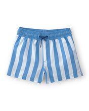 Cargar imagen en el visor de la galería, Striped Swim Trunks - Blue