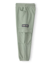 Cargar imagen en el visor de la galería, 'Camp Dino' French Terry Cargo Joggers - Green