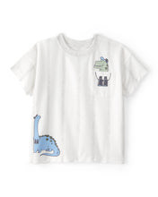 Cargar imagen en el visor de la galería, Dinosaur Graphic Tee - White