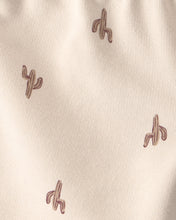 Cargar imagen en el visor de la galería, 2-Piece Desert Cactus Henley Top & Short Set - Brown