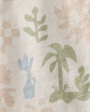 Cargar imagen en el visor de la galería, 2-Piece Palm Tree Tropical Top & Short Set - Cream