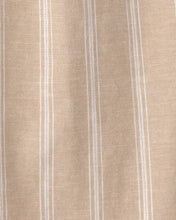 Cargar imagen en el visor de la galería, Striped Linen Pants - Brown