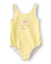 Cargar imagen en el visor de la galería, 1-Piece 'Sunny Days' Swimsuit - Yellow
