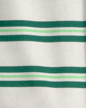 Cargar imagen en el visor de la galería, Soccer Dino 100% Cotton Short-Sleeve Snug Fit 4-Piece Pajama Set - Green
