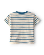 Cargar imagen en el visor de la galería, 2-Piece Striped Short-Sleeve Top & Pant Set