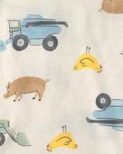 Cargar imagen en el visor de la galería, Pijama De 4 Piezas 100% Algodón Con Estampado Farm