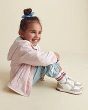 Cargar imagen en el visor de la galería, Toddler Girl Heart Zip-Up Hoodie - Pink