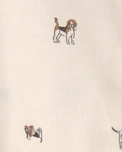 Cargar imagen en el visor de la galería, Toddler Boy Dog Long-Sleeve Button-Down Shirt - Cream