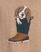 Cargar imagen en el visor de la galería, Toddler Boy Dog Sweater - Brown