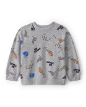 Cargar imagen en el visor de la galería, Toddler Boy Game Day Pullover Sweatshirt - Grey