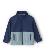 Cargar imagen en el visor de la galería, Toddler Boy Color Block Zip-Up Jacket - Blue