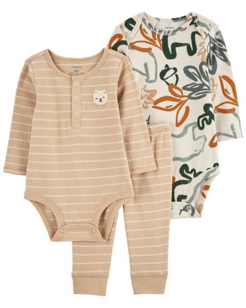 3-Piece Bodysuit Pant Set