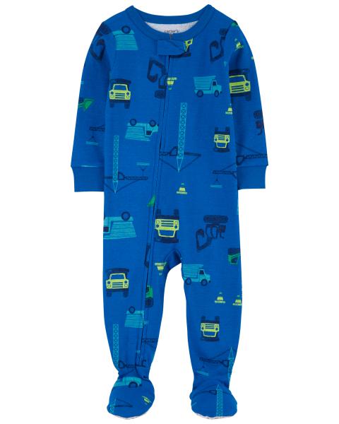 1-Piece Blue Construction Sleep & Play