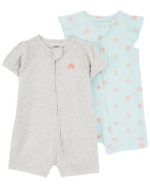 2-Pack Rompers