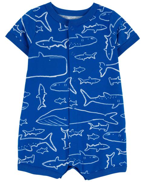 Whale Snap-Up Romper