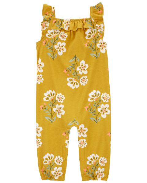 Floral Cotton Jumpsuit