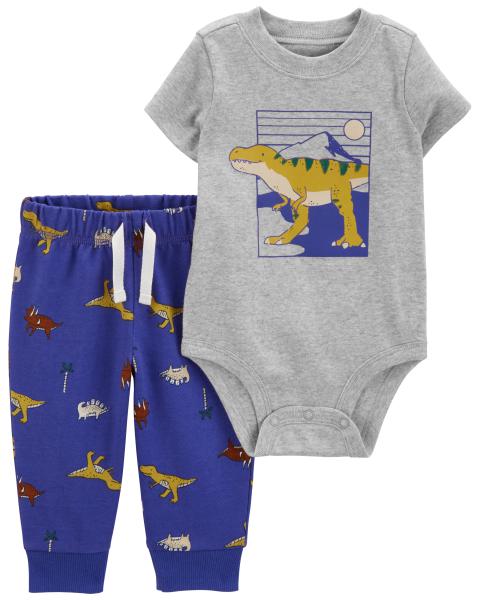 2-Piece Dinosaur Bodysuit Pant Set