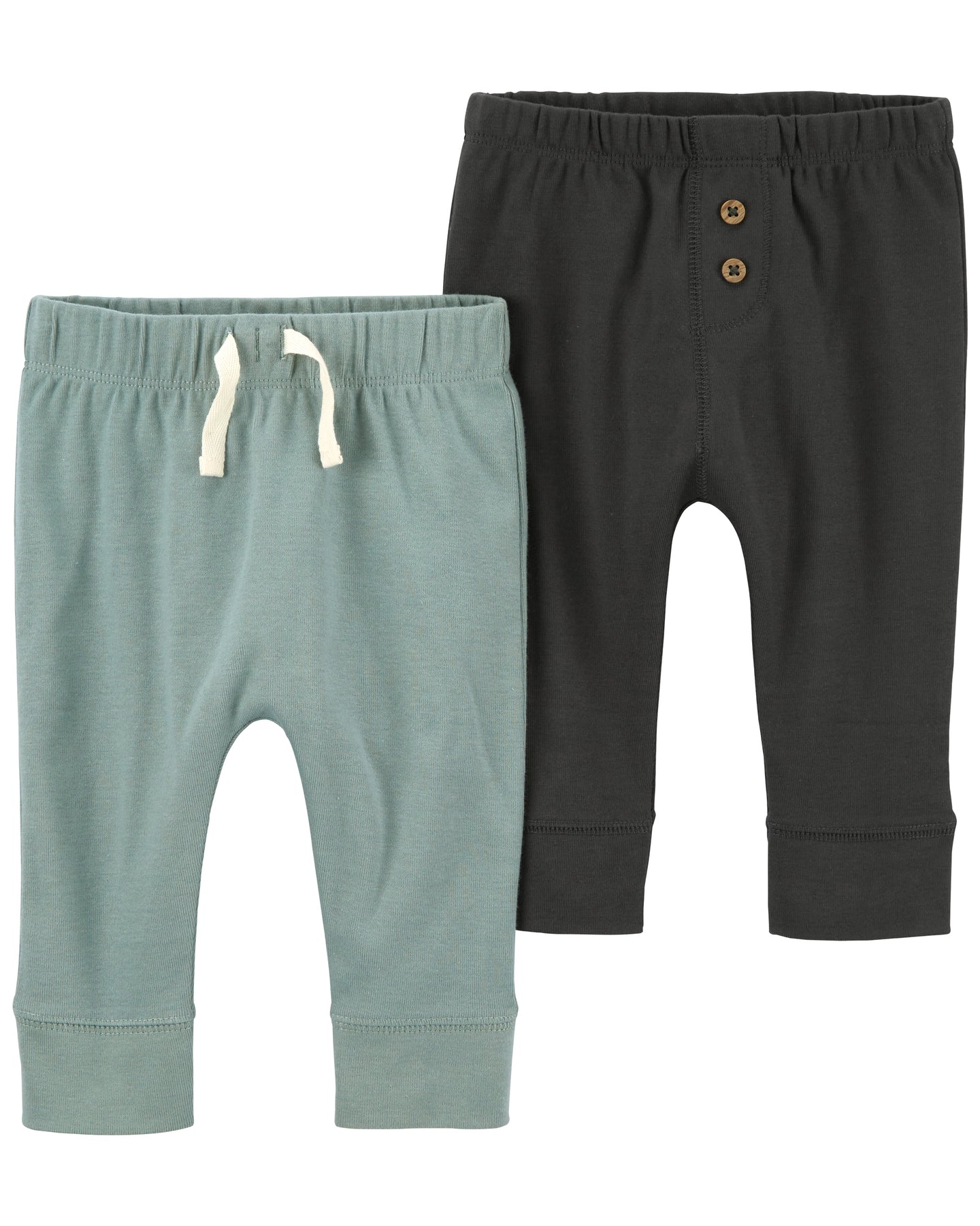 2-Pack Pull-On Cotton Pants
