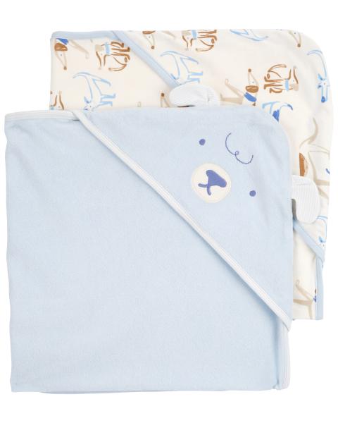 2-Pack Hooded Baby Towels