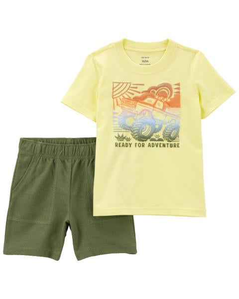 2-Piece Monster Truck Tee & Short Set