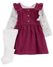 Cargar imagen en el visor de la galería, 3-Piece Maroon Jumper Set
