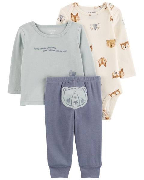 3-Piece Bear Little Character Set