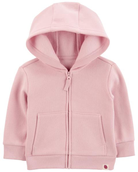 Zip-Up Fleece Hoodie