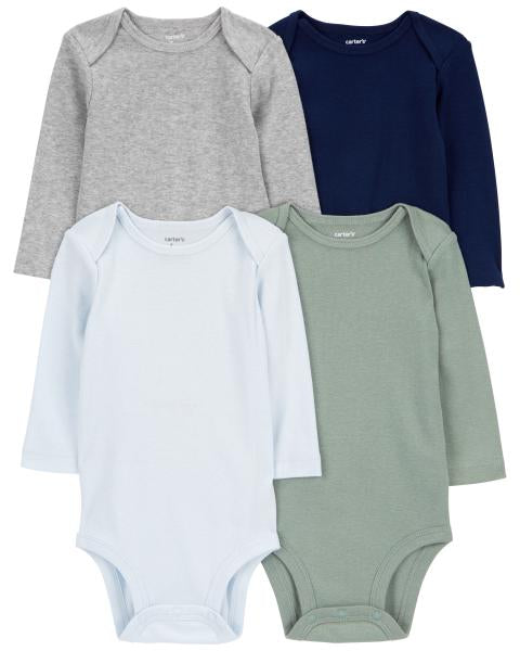 4-Pack Long-Sleeve Original Bodysuits
