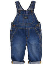 Cargar imagen en el visor de la galería, Stretch Denim Classic Overalls - Dark Wash

