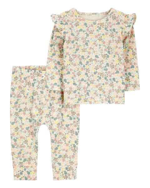 2-Piece Floral Pant Set