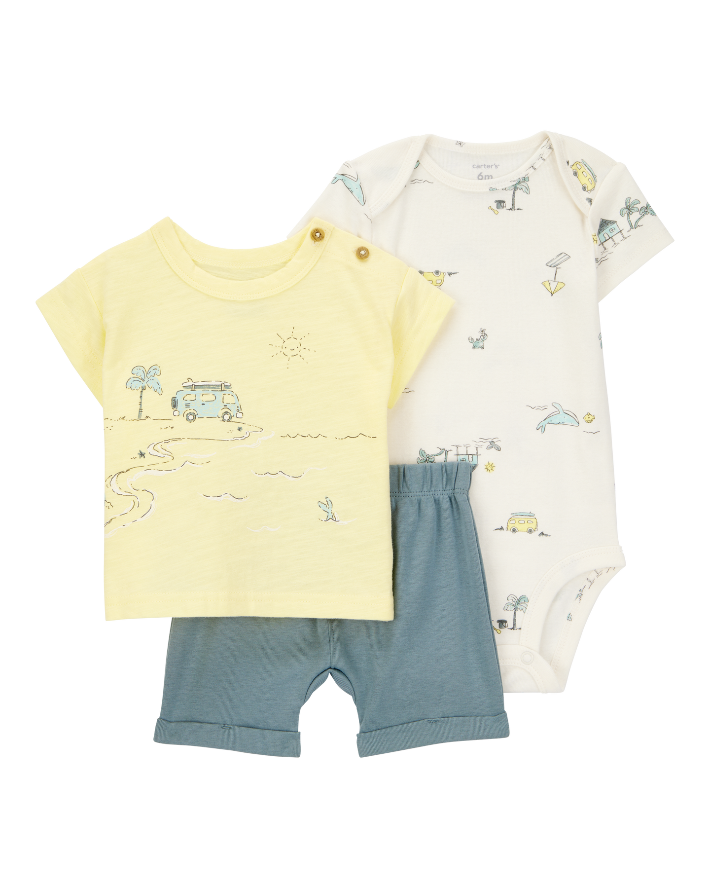 3-Piece Beach Outfit Set