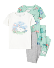 Cargar imagen en el visor de la galería, 4-Piece Bunny Cotton Pajamas
