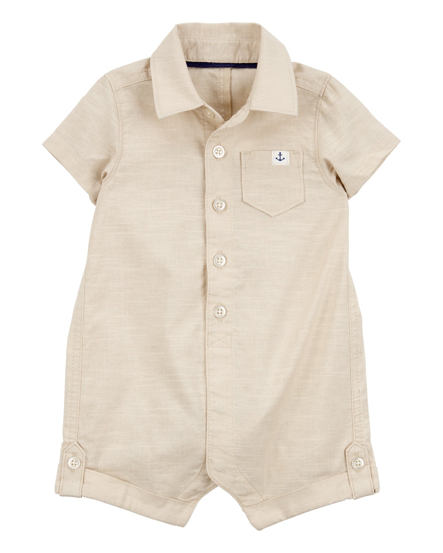 Button-Front Romper
