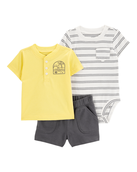 3-Piece Little Short Set