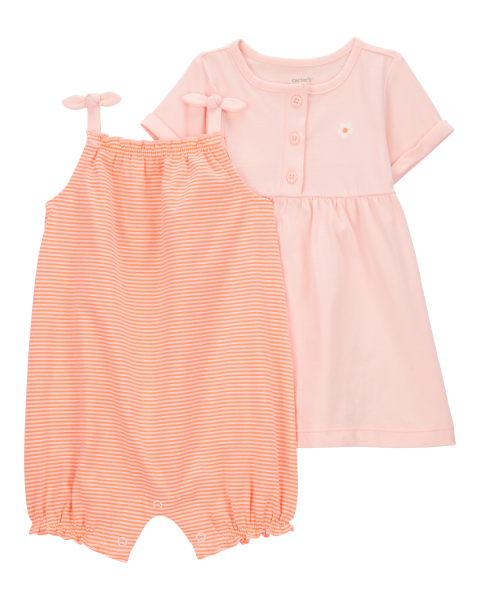 2-Piece Dress & Romper Set