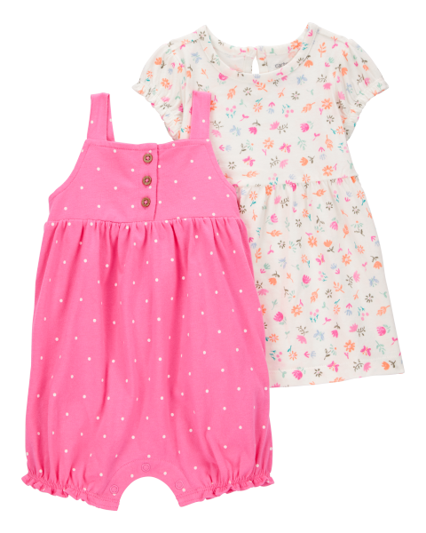 2-Piece Dress & Romper Set