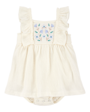 Cargar imagen en el visor de la galería, Floral Flutter Bodysuit Dress
