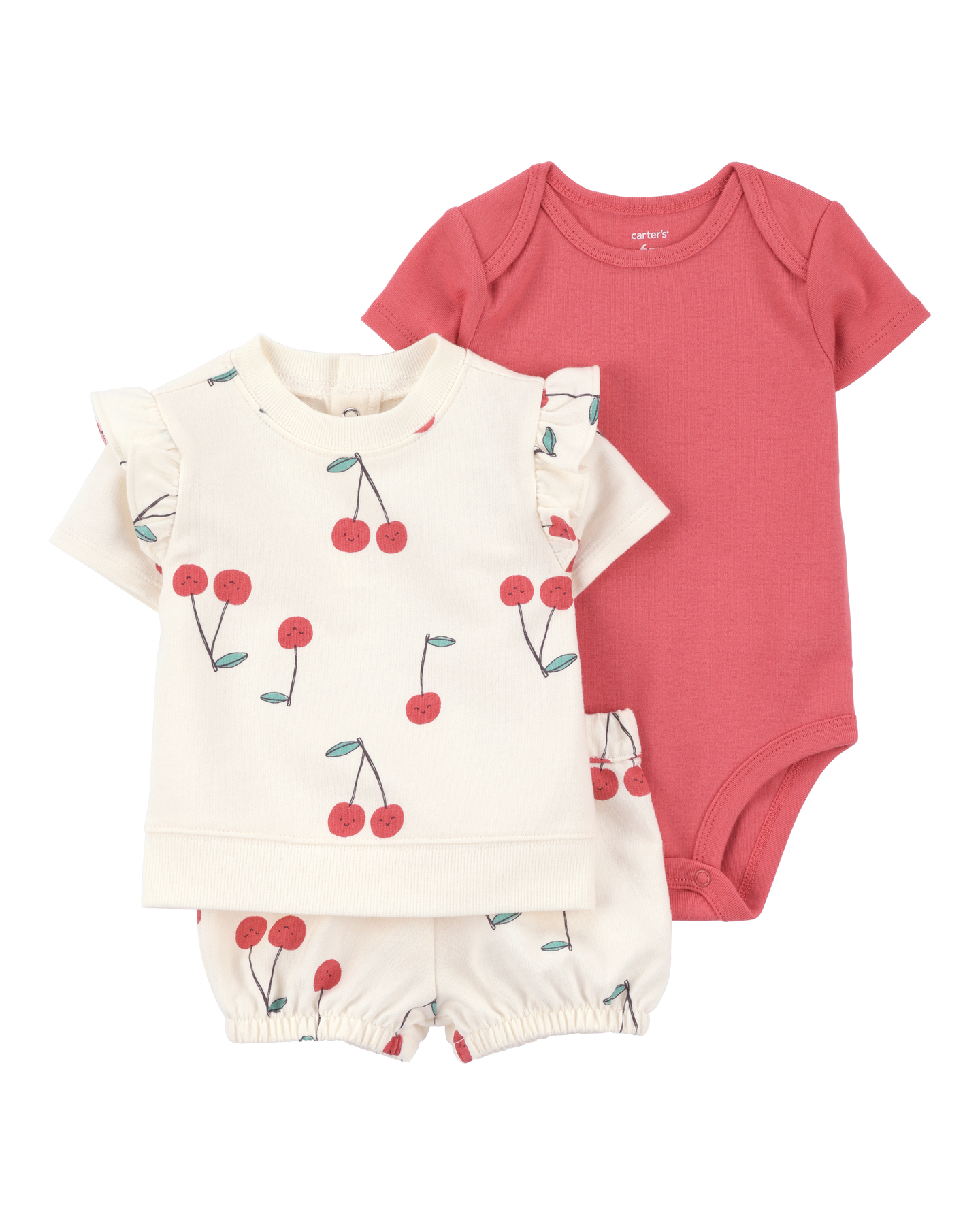 3-Piece Cherry Outfit Set