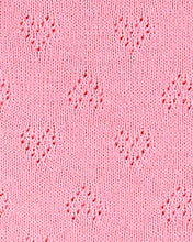 Cargar imagen en el visor de la galería, 3-Piece Pointelle Heart Set - Pink
