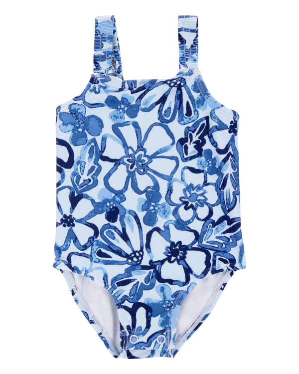 Floral 1-Piece Swimsuit