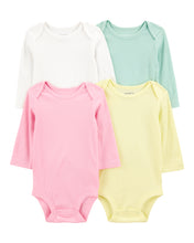 Cargar imagen en el visor de la galería, 5-Pack Long-Sleeve Bodysuits
