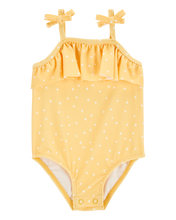 Cargar imagen en el visor de la galería, Polka Dot Ruffle 1-Piece Swimsuit
